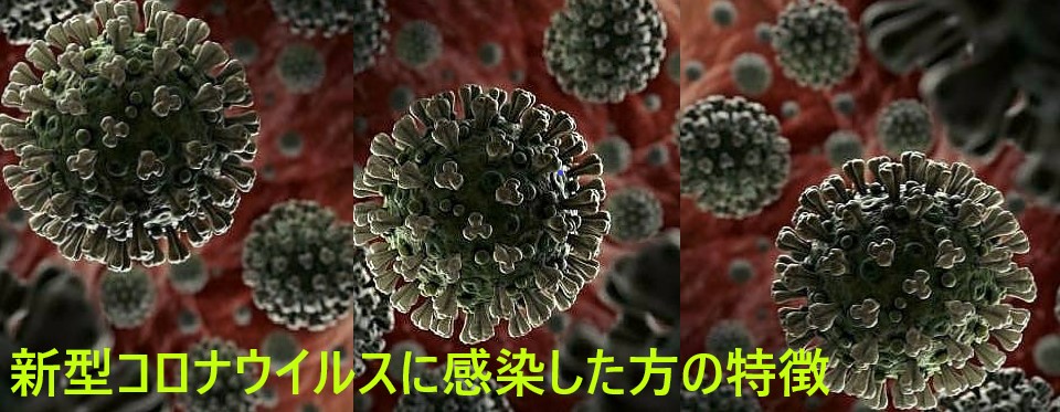 新型コロナウイルスに感染した方の特徴