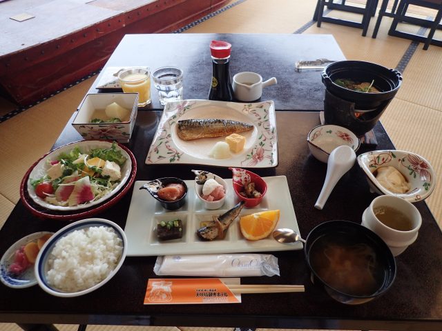 犬吠埼観光ホテルの朝食の一例