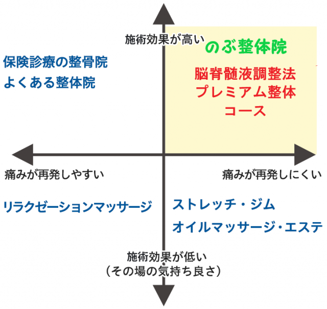 国分寺の整体【 口コミNo.1 】のぶ整体院の脳脊髄液調整法プレミアム整体の施術効果は高く痛みが再発しにくいです。