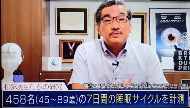 7日間の睡眠サイクルを計測