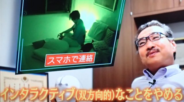インタラクティブ（双方向的）なことをやめる